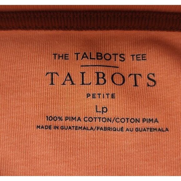 Talbots Round Neck Long Sleeve Pink Sweater Blouse Size LP - Picture 5 of 5